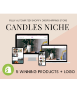  CANDLE NICHE Fully Automated Dropshipping Store Website + candlesretail... - £105.45 GBP