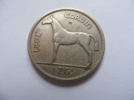 1955 Irish Half Crown Coin Old Ireland 1/2c - $14.99