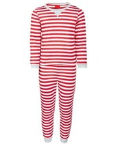 allbrand365 designer Little &amp; Big Kid Matching 2-Pieces Striped Pajama Set,10-12 - £28.06 GBP