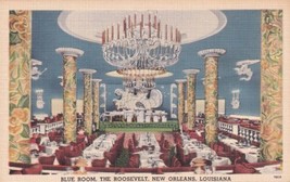 Blue Room The Roosevelt New Orleans Louisiana LA Postcard A17 - £2.34 GBP