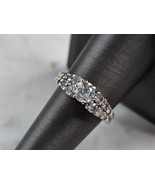 Womens Vintage Estate 14K White Gold Diamond Ring 5.4g E3599 - $1,930.50