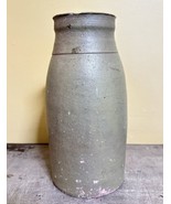 Antique Salt Glazed Stoneware Canning Crock/Preserve Jar 9.5&quot; Tall - £37.21 GBP