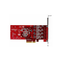 Startech P10Q4C-USB-CARD 4-PORT USB TYPE-C PCIE CARD - USB-C 3.2 10GBPS ... - $378.74