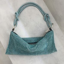Knot Handle Rhinestones Evening clutch Bag Designer shoulder bag Crystal Diamond - £74.85 GBP