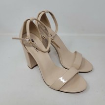 IDIFU IN4Cookies-Hi Womens Ankle Strap Heeled Nude Sandals  Size 7.5 M - £25.48 GBP