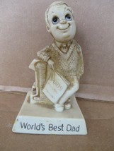 Vintage 1970&#39;s Wallace Berries Figure  Worlds Best Dad - £10.92 GBP
