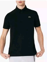 NWT Lacoste Sport Ultra Dry Regular Fit Polo Shirt Black Size 5- L Short Sleeve  - £42.71 GBP