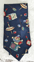 Tabasco Jack-In-The Box Tie 100% Imported Silk Made in the USA  - $22.54