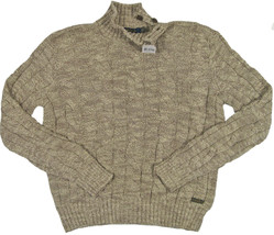 NEW Polo Ralph Lauren Sweater!  Oatmeal Heather  Fisherman Style   Button Neck - £71.67 GBP