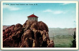 Harney Peak Lookout Custer South Dakota SD UNP WB Postcard H11 - £3.82 GBP