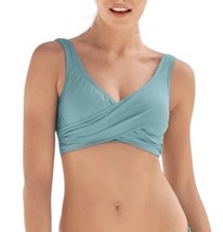 Venus Lovely Lift Wrap Bikini Top Lattice Corset Back Size L Reef Green ... - $9.95