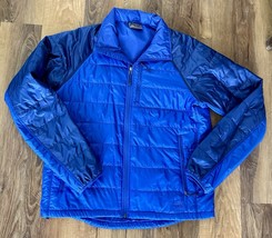 REI Co Op Primaloft Puffer Jacket Men’s Large Blue Lightweight Pertex Qu... - $41.58