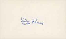 Don Larsen original signature - £79.24 GBP
