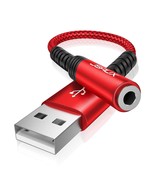 Usb To 3.5Mm Jack Audio Adapter,Usb To Audio Jack Adapter Headset,Usb-A ... - £14.33 GBP