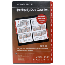 2018 At-A-Glance 4 1/2&quot; x 7 3/8&quot; Burkharts Day Counter Financial Calendar Refill - £6.31 GBP