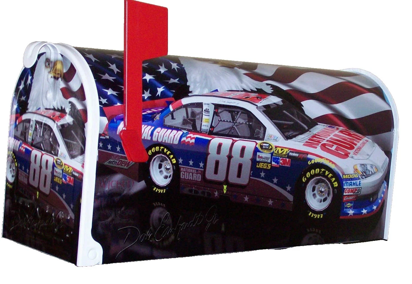 DALE EARNHARDT JR. CUSTOM MAILBOX - $139.00