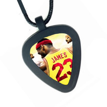 Cleveland Cavaliers LeBron James Pickbandz Real Guitar Pick Necklace - £9.97 GBP