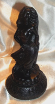 Vintage Hula Girl Stature Made with Lava COCOJOE&#39;S HAWAII - $9.89