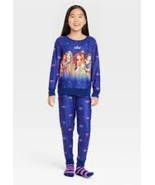 Girls S 6/6X Disney Princess Pajama Set with Cozy Socks Blue Size New Wi... - $16.39 CAD