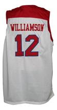 Zion Williamson #12 Spartanburg Griffins Basketball Jersey New White Any Size image 2
