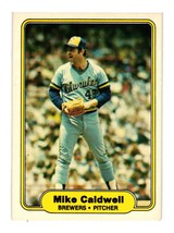 1982 Fleer #136 Mike Caldwell Milwaukee Brewers - £2.24 GBP