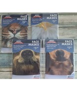Four (4) Unibody ~ Soft Stretch ~ Face Masks ~ One Size ~ Animal Masks ~... - £11.92 GBP