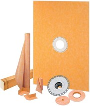 Schluter Kerdi-Shower Kit 38&quot; X60&quot;, Pvc Flange - £580.07 GBP