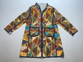 Uzbek Chapan Patchwork Suzani Jacket Embroidered Vintage Uzbekistan Coat  - $132.42