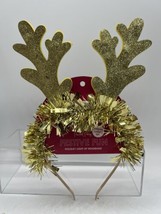 Pack Party Light Up Antler Christmas Novelty Headband Gold COMBINE SHIP - £4.78 GBP