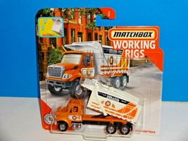 Matchbox 2020 Real Working Rigs International Workstar 7500 Dump Truck Orange - £8.67 GBP