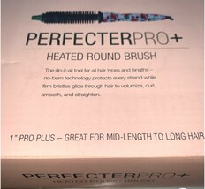 Calista Perfect Pro + 1&quot; Heated Round Brush-High Performance Curling Iron - $49.38