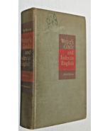 Writers Guide And Index To English 3rd Edition Porter G. Perrin 1959 - £7.85 GBP