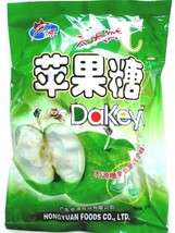 1/ 4/ 10/ 12 Bags of Hong Yuan Green Apple Hard Candy, 12.35 oz  - £7.87 GBP+