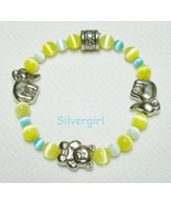 Childs Girls Kids Tweens Teen Stretch Beaded Bracelets Red Pink Yellow A... - $10.03 CAD