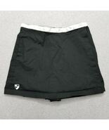 Ralph Lauren Polo Sport Shorts Womens 12 Black Embroidered Logo Wrap Vtg - $24.78 CAD