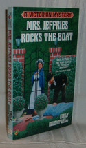 Emily Brightwell Mrs Jeffries Rocks The Boat First Edition Victorian Mystery Pbo - £21.57 GBP