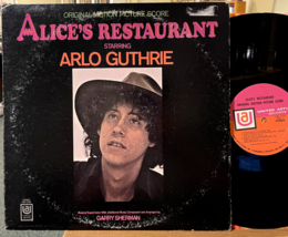 Arlo Guthrie Alices Restaurant Soundtrack Vinyl LP UA UAS 5195 1st Pressing 1969 - £10.16 GBP