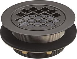 Kohler 9132-2BZ Round Shower Drain with Grid Strainer - Oil Rubbed Bronze - £26.10 GBP