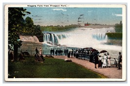 View From Prospect Point Niagara Falls NY New York WB Postcard P27 - £1.50 GBP