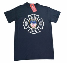 FDNY Mens Short Sleeve Screen Print T-Shirt Navy FDNY - £14.93 GBP+