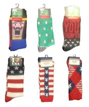 Mens Funky Novelty Socks Funny Party-Christmas-Patriotic-Santa-Yeti-Shark-CHOOSE - £3.01 GBP+