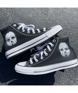 Friday the 13th Jason Custom High Top Converse - Men's And Women's Shoes - $179.00
