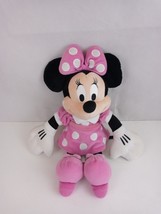 Disney Minnie Mouse Wearing Polka Dot Outfit With Bow 17&quot;  Plush - $272.93 MXN
