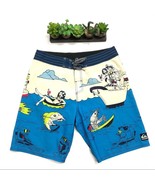 Men’s QuickSilver Artist Series Unique Board Shorts Size 33 - $47.86 CAD