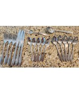 18 Pcs Mix Oneida Moon Crest stainless flatware Matte Handle - $27.41 CAD