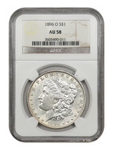 1896-O $1 NGC AU58 - $636.56