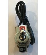 2  SPST 6 AMP  Ball Handle Toggle Switch with ON OFF Plate and Leads Bat... - $6.43