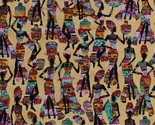 Cotton Kenta African Ladies Women Baskets Africa Fabric Print By Yard D3... - £9.44 GBP