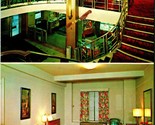 Abbey Hotel Dual View Interiors NYC New York NY UNP Chrome Postcard D13 - $6.20