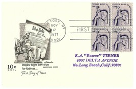 People&#39;s Right to Petition for Redress First Day of Issue Postcard Stamp... - £8.85 GBP